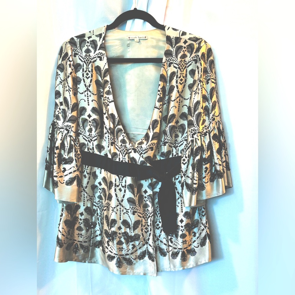 Beautiful beaded Nanette Lenore evening jacket.